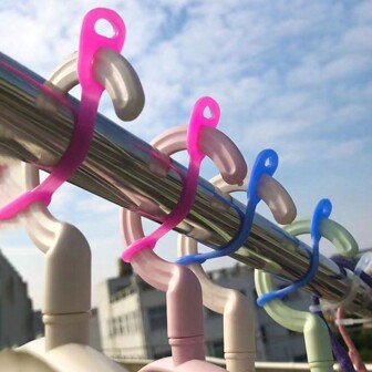 50 st silikonklädhängare Vindtäta klämmor Färgade tvättklämmor Halkklammer Klädnypor utomhuskläder Torkställ Multifunktionella anti-dropppinnar