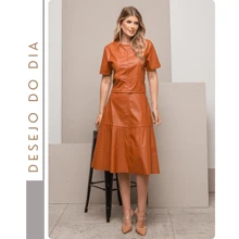 Women Skirts - Camel - View 3