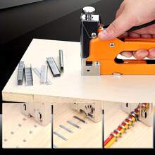 1 套重型订书钉组合套件 - 3000/2000 个订书钉，适用于订书枪，包括门钉、U 形订书钉和 T 形订书钉，适用于紧固材料、装饰、木工、家具、门窗