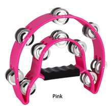 1pc Adult Plastic Percussion Rattle Drum, Double Row Handle Rattle Drum, Musical Instrument Rattle Drum, Rhythm Instrument, Handheld Percussion Drum, Party Supplies, Rattle Drum Tassel, Adult Instrument, Percussion Rattle Drum, Remo Rattle Drum, White Drum - Multicolor - View 12