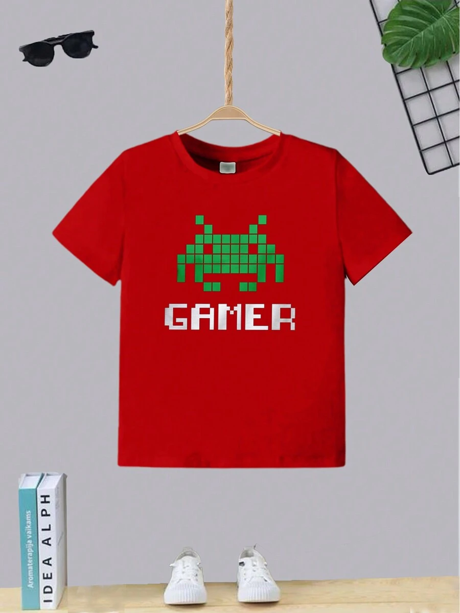 Tween Boys Shirts - Đỏ - Xem 1