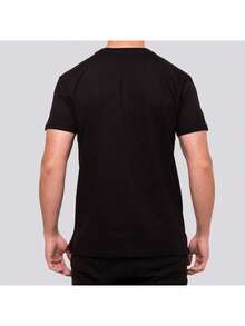 Men T-Shirts - 黑色 - 查看 2