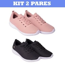 Women Wedge Sneakers - 米色 - 查看 1