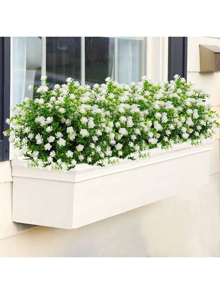 Fiori Artificiali Autunnali Per Esterno – 12 Mazzetti, Piante Finte UV Resistant, In Seta, Per Patio Giardino E Veranda, Decorazione Casa - 4
