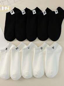 10pairs Men's Casual  Short Socks