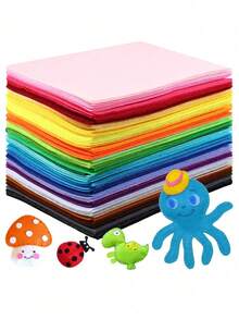 40pcs Màu sắc tùy ý Hình vuông Vải nỉ Đối với DIY May vá , Trường học Dự án , , Buổi tiệc Đồ trang trí - Nhiều màu - Xem 5