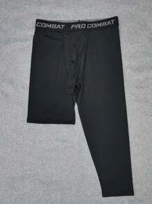 Licra Flamingo Sport 3/4 Compresión Basket Tocho Yoga Pierna - Negro - Ver 3