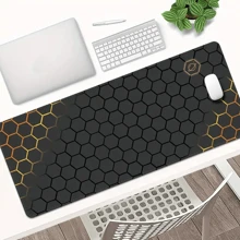 E-Sports Game Professional Mouse Pad Oversized Thickened Office Keyboard Desk Pad - Black - View 4