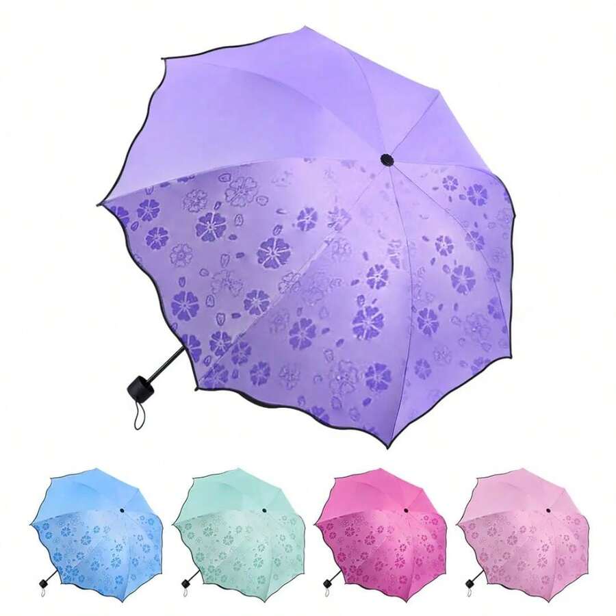 SOMBRILLA DE BOLSILLO MAGICA - Morado Violeta - Ver 1