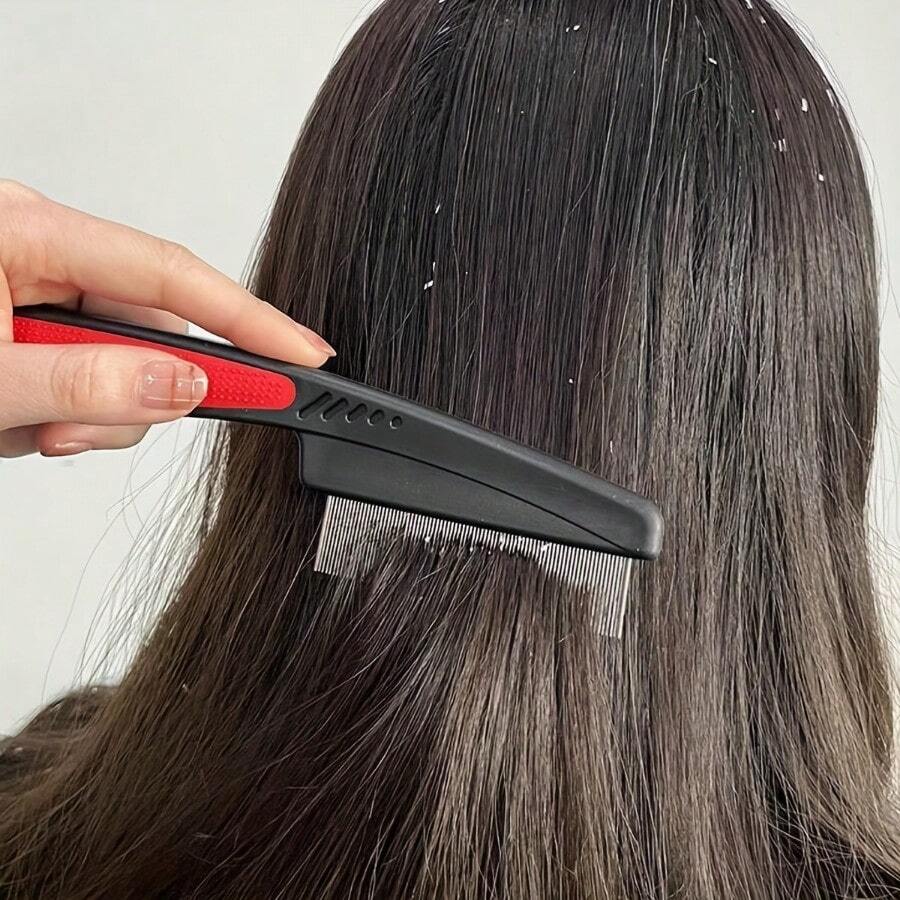 1pc Stainless Steel Lice Comb, Helps Remove Lice And