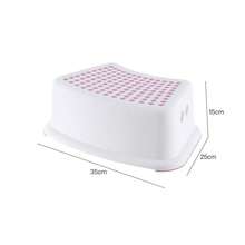 Multi-Functional Plastic Stool For Children And Students, Cute Home Footstool For Bathroom, Living Room, Corridor And Kitchen - Pink - View 1