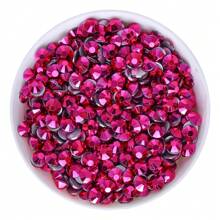 1440pcs Flat Bottomed Circular Glass Rhinestones With Silver Bottom For Diy Clothing Accessories