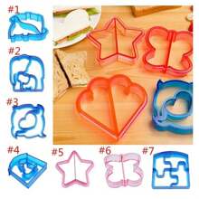 興奮的恐龍造型三明治切割機: 省力的手動麵包模具,適用於家庭、學校和辦公室慶祝活動的禮物 - 彩色 - 查看 11