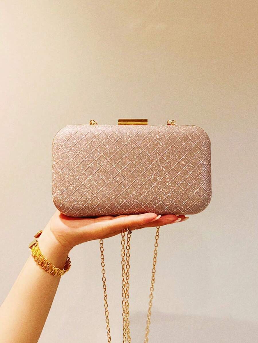 Women Evening Bags - Champagne - View 1