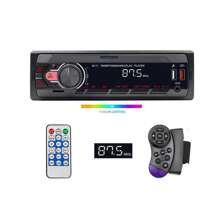 Estéreo para Coche Bluetooth Mp3 Manos Libres Radio Aux Fm Sd USB, Reproductor de Música MP3 Manos Libres Bluetooth Compatible con Todos los Smartphones