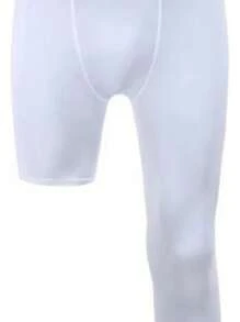 Licra Flamingo Sport 3/4 Compresión Basket Tocho Yoga Pierna - Blanco - Ver 2