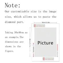 1 Pieza Pintura Personalizada De Diamante De Foto Completa Con Imagen Cuadrada De Diamante Rhinestone 5d Y Mosaico De Diamante, De Imágenes De Diamantes De Imitación - Multicolor - Ver 3