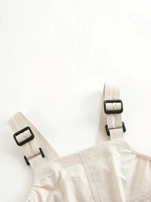 MARC&JANIE Young Girl Outdoor Moisture Wicking Quick Drying Jumpsuit With Large Pocket And Suspenders Spring