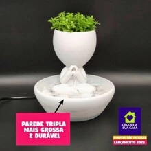 FONTE DE ÁGUA ZEN BIVOLT PODE SER USADO COMO BEBEDOURO GATOS - DECORE A SUA CASA LTDA