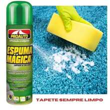 Espuma Magica Limpador De Uso Geral Tapete Estofado Tenis Bolsas 400ml Proauto - Verde - Visão 6
