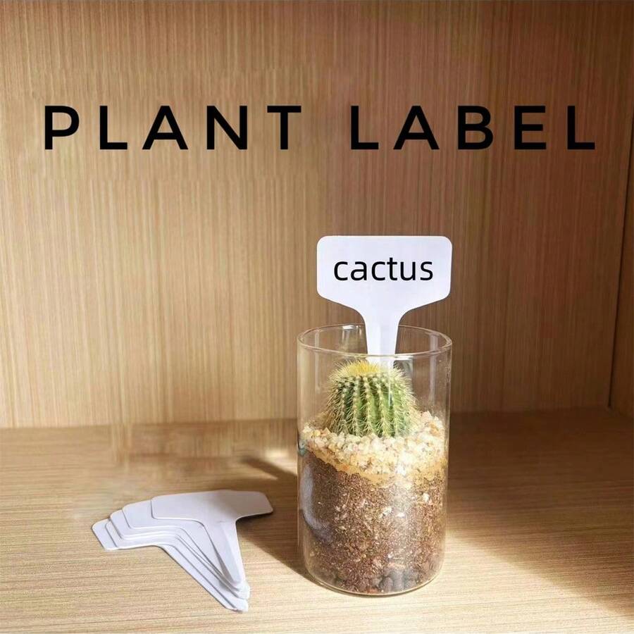 1 bộ Nhựa Không thấm nước Thực vật Nhãn , Lý tưởng Đối với Sân vườn Thực vật , Hoa , Cây mọng nước , Thủy canh , Nghề làm vườn Quân nhu - trắng - Xem 1