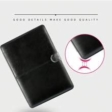 High-End PU Leather Protective Case Compatible With Apple Air/Pro 13.3/13.6 Inch (Brown/Black)