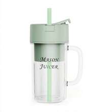 Mini di động Máy ép trái cây điện Sạc Usb Trái cây trái cam Chanh Máy xay Smoothie Sữa lắc Máy móc Đồng hồ tự động Phòng bếp Tươi Nhấn Máy móc - Hồng - Xem 7