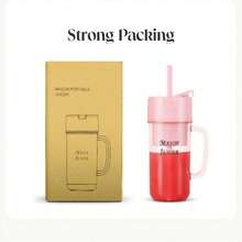 Mini di động Máy ép trái cây điện Sạc Usb Trái cây trái cam Chanh Máy xay Smoothie Sữa lắc Máy móc Đồng hồ tự động Phòng bếp Tươi Nhấn Máy móc - Hồng - Xem 3