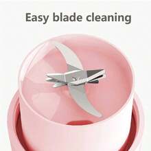 Mini di động Máy ép trái cây điện Sạc Usb Trái cây trái cam Chanh Máy xay Smoothie Sữa lắc Máy móc Đồng hồ tự động Phòng bếp Tươi Nhấn Máy móc - Hồng - Xem 9