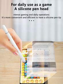 Lápiz táctil capacitivo, compatible con Apple/Huawei/Xiaomi/Tablet, para escribir a mano en teléfonos móviles y tabletas - negro - Ver 7