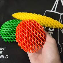 3d Elastic Mesh Toy Decompression Elasticity Net, A Unique Little Toy, Technological Sense Healing Stress Buster Transforming Worm Toy(Random Color) - Multicolor - View 9