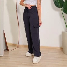 Women Sweatpants - 黑色 - 查看 6