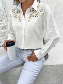 Women Blouses - trắng - Xem 6