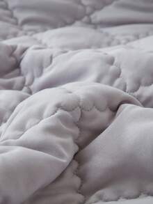 1 Miếng Nhẹ Và Ấm áp Chần Chăn Cái đó Là Thay thế Đến Xuống , Thích hợp Đối với Tất cả các mùa , Hoàn hảo Đối với Phòng ngủ , Phòng khách Và Ngoài trời - Màu Xám nhạt - Xem 5