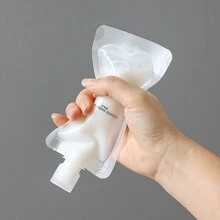 3pcs/5pcs/10pcs Travel Size Cosmetic Lotion Body Wash Shampoo Set With Portable Disposable Pouches And Bottles, Labels Included Home Bathroom Decor Fall Decor Back To School