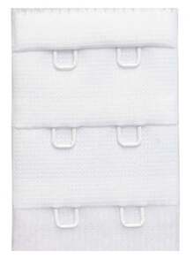 Paquete por 2 broches extensores para brasieres - Blanco - Ver 2