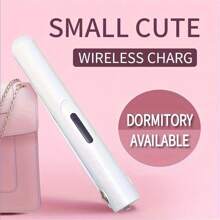 Electric Splint Small Hair Straightener Bangs Special Straightening Portable Hair Straightener Hair Styling Tool - White - View 3