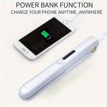 Electric Splint Small Hair Straightener Bangs Special Straightening Portable Hair Straightener Hair Styling Tool - White - View 7