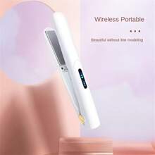 Electric Splint Small Hair Straightener Bangs Special Straightening Portable Hair Straightener Hair Styling Tool - White - View 6