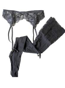 Women Sexy Lingerie Sets - 黑色 - 查看 3