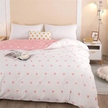1pc Cooling Ice Silk Quilt Cover, Breathable, Soft And Comfortable