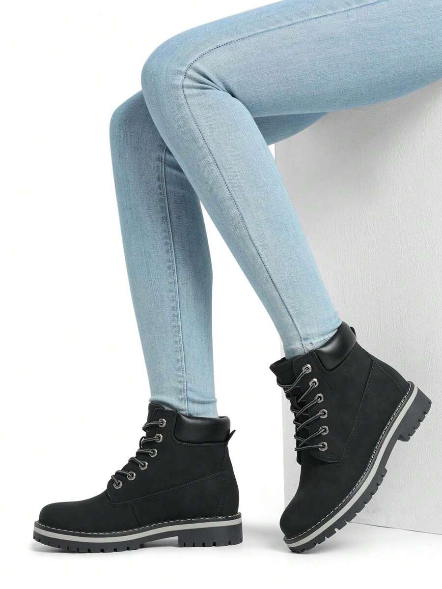 Women's Winter Snow Boots- Comfortable Ankle Booties For Work And Outdoor Activities2.0 - Black - View 1