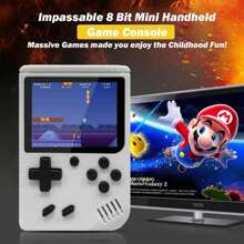 Handheld Game Console, New Version Retro Gaming Device For Kids, Compatible With TV, With Classic Russian Block Game, Portable Mini Dual Players