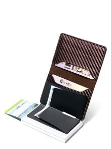 2024年新款信用卡持有人具備追蹤裝置,防rfid磁場干擾和防盜鋁製錢包,男士專用 - 彩色 - 查看 9