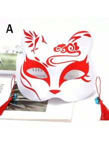 1 Miếng Một nửa Mặt Con cáo Mặt nạ Người Nhật Bản Phong cách Nhật  Và Gió Anime Nam Và NỮ Trẻ em Buổi tiệc Và Dạ hội Quân nhu Ngẫu nhiên - Nhiều màu - Xem 2