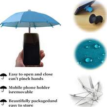1 Giá đỡ ô điện thoại di động & Giá đỡ ô dù điện thoại di động & Đế che nắng điện thoại di động & Tấm che nắng chống chói & Tấm che nắng & Đế cốc hút điện thoại di động & Điện thoại mini Đế che nắng ngoài trời đáng yêu - Màu vàng - Xem 6