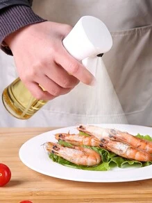 1pc Olive Oil Sprayer For Home Kitchen BBQ, Oil Spray Mister For Cooking, Oil Spray Bottle. Not Suitable For Dishwasher, Reusable. Suitable For Kitchen Use. - White - View 4
