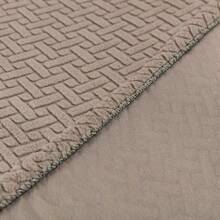 1件可伸縮、可拆卸、可水洗條紋外殼椅套,彈性純色椅子保護套,適用於廚房、辦公室 - 駝色 - 查看 4