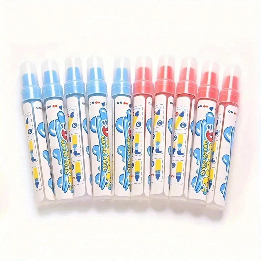 Pincel De Agua Recargable, 2 piezas, Adecuado Para Dibujar, Pintar Con Acuarelas Y Caligrafía - Multicolor - Ver 1