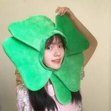 1 Sombrero Creativo De Trébol Para El Día De San Patricio O Actuaciones De Fiesta - Verde - Ver 4